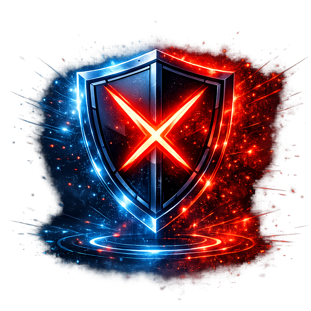 HackShieldX Shield Logo